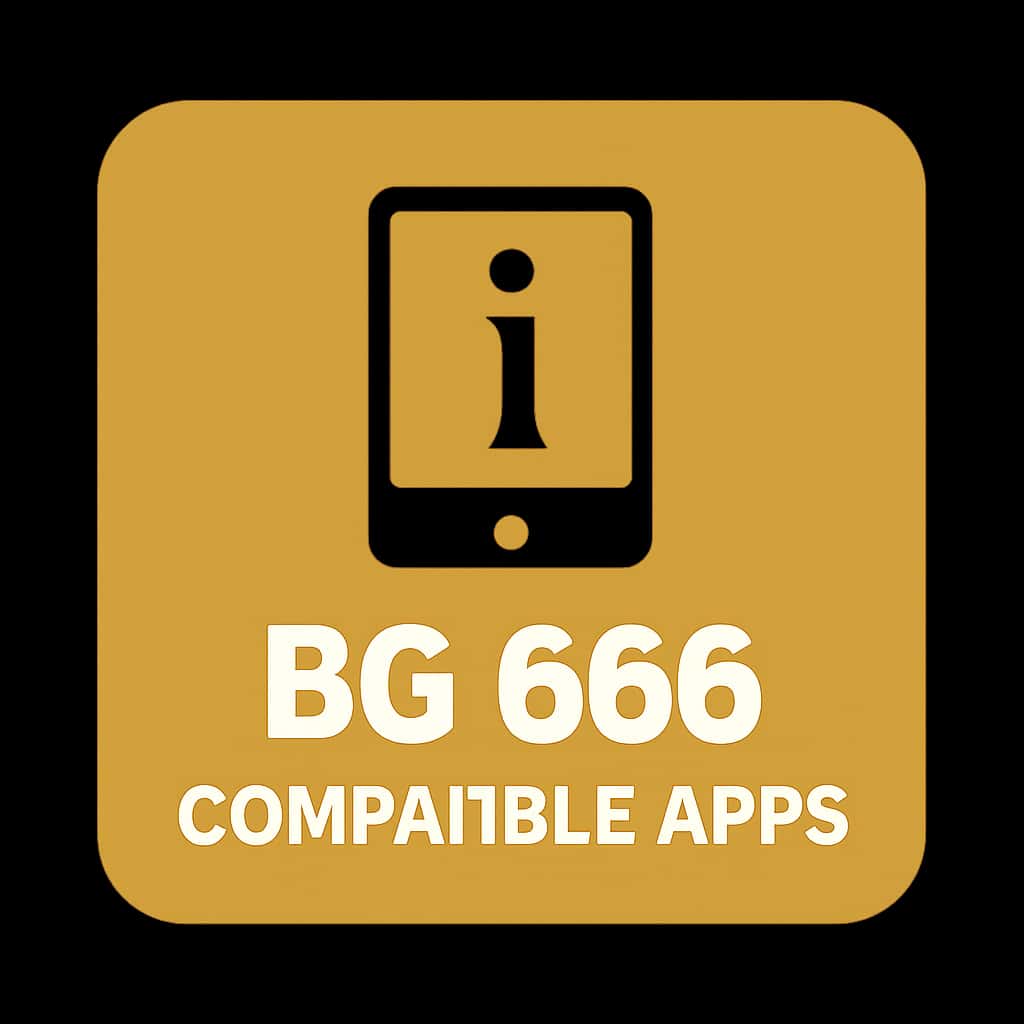 Icon representing BG 666 Compatible Apps in a professional style.