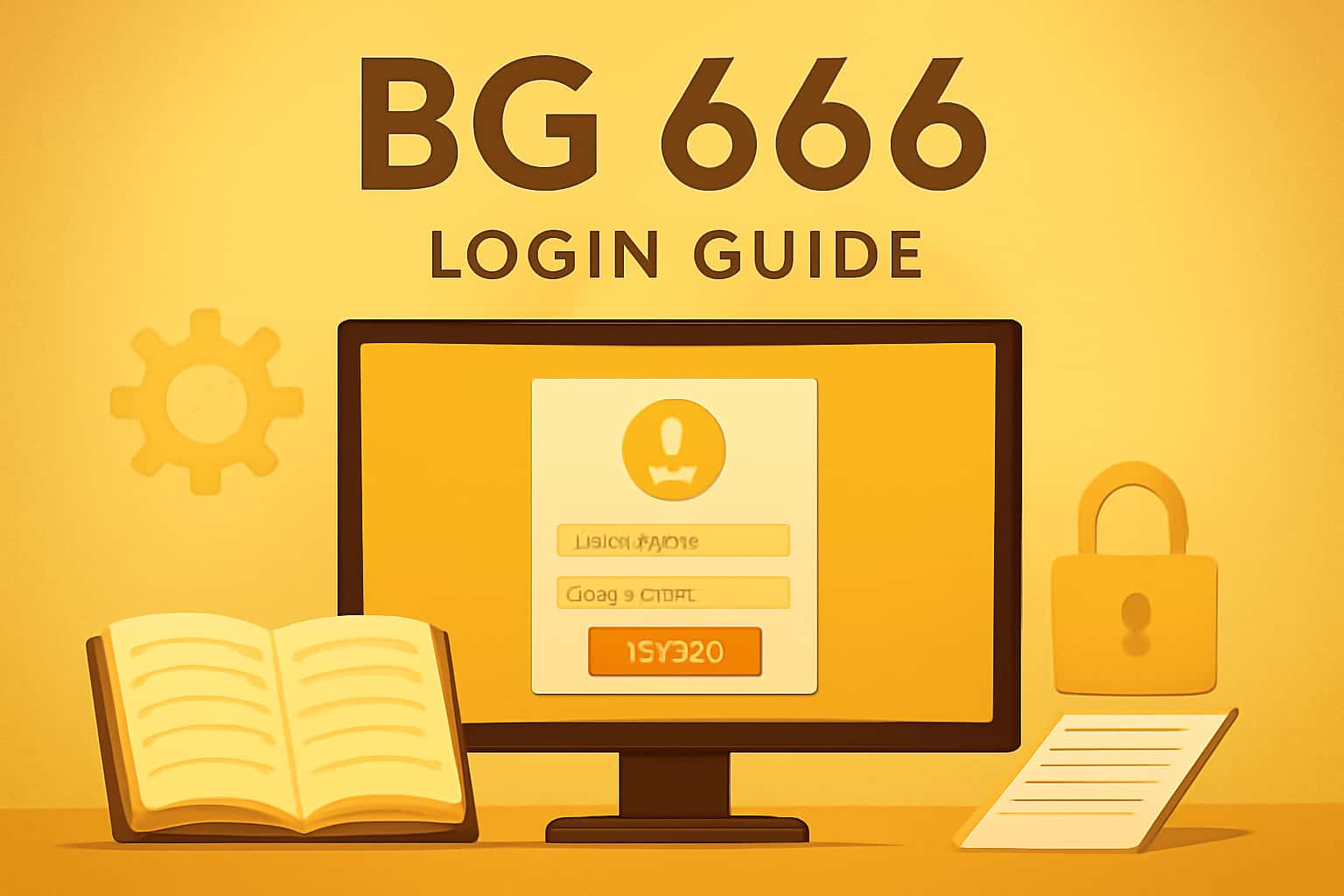 An informative scene depicting the BG 666 Login Guide.