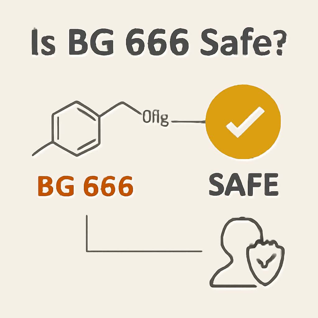 Illustration about the safety features of BG 666.