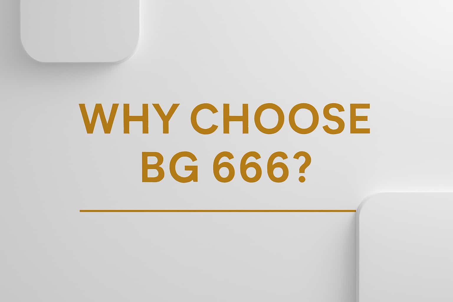 Why Choose BG 666? Interface