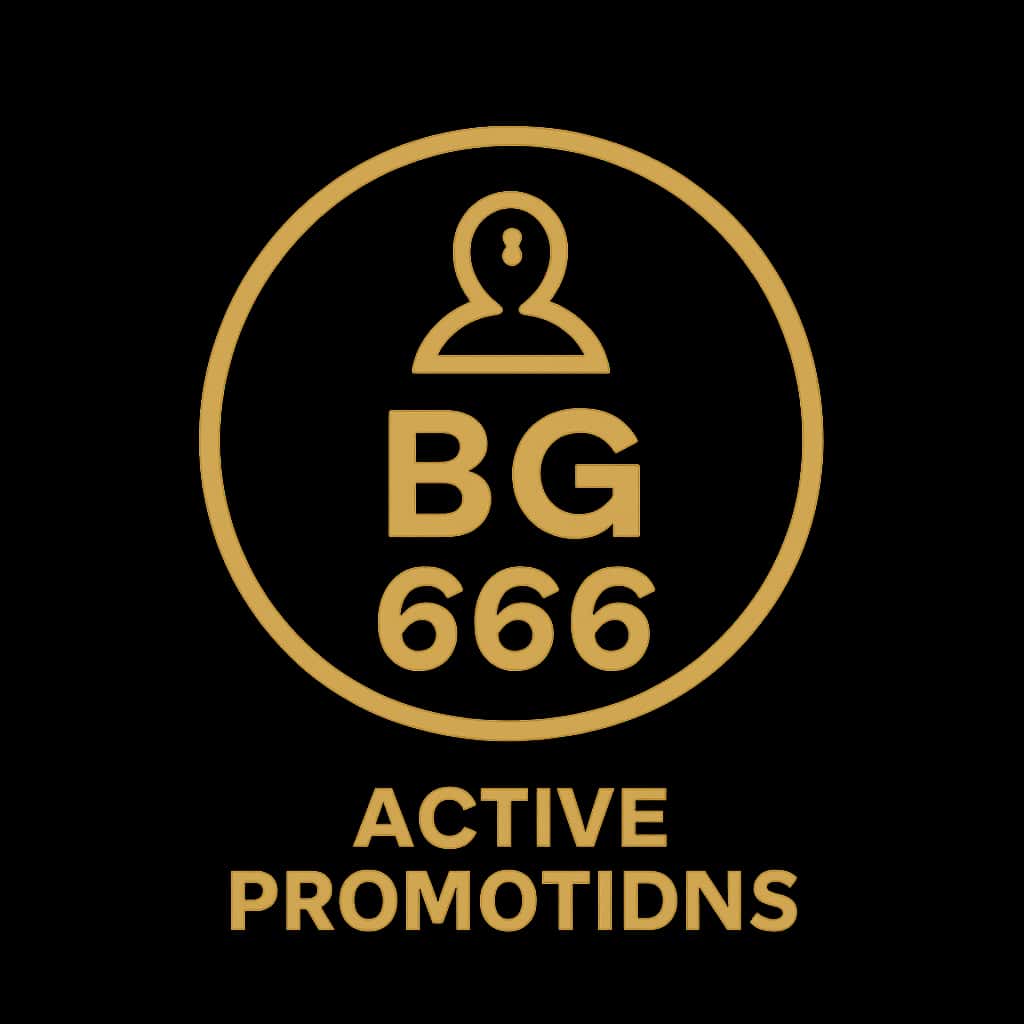 A badge icon representing BG 666 Active Promotions.