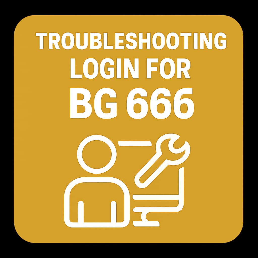 An icon representing BG 666 troubleshooting support
